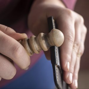 Utilisation d'un brunissoir.